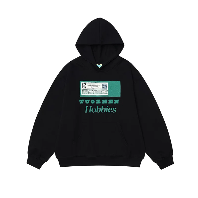 wholesale Original fashionable Loose Graphic hoodie high quality hooded 500gsm cotton oversized fleece custom hoodie