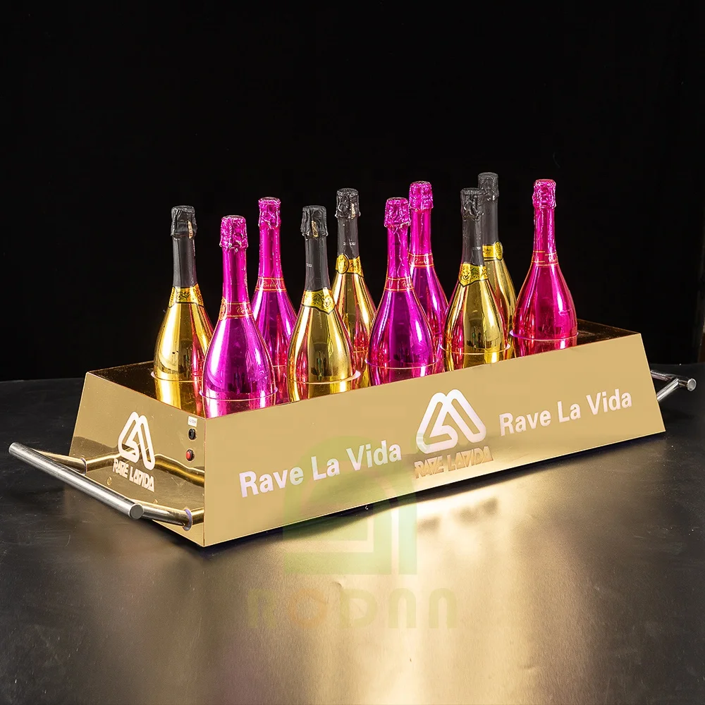 VIP LED Bottle Glorifier Bottle Display Carrier for 12 Bottles for Night Club
