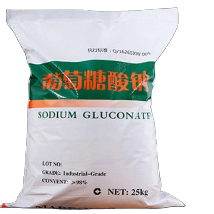 High Quality Industrial and Food Grade Chemical Additives amidon de sodium gluconate  Powder Industrial Grade Cas 527-07-1