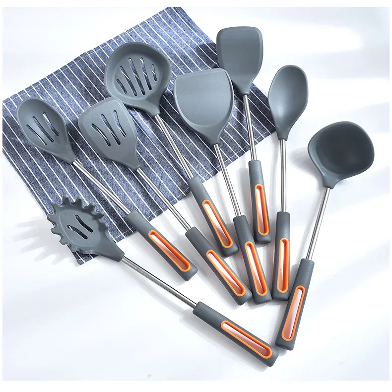 2020 new design silicone cooking set silicone kitchen utensil set Silicone kitchenware