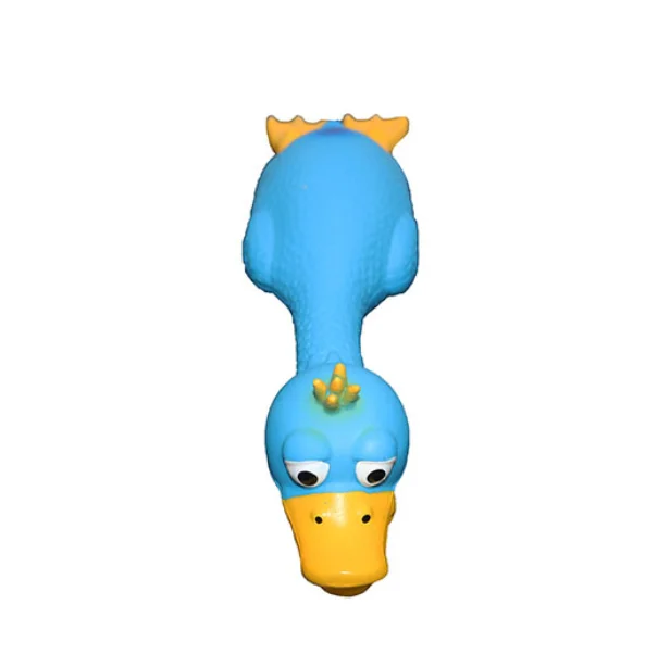 
Hot Sale Amazon Pet Toys Natural Non-toxic Squeaky Red Flaming Chicken Soft Latex dog Toys Chew Big Pets Toys 