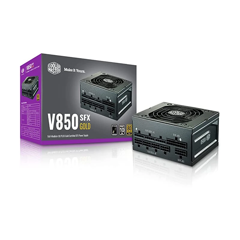 New Arrival CoolerMaster V850 SFX GOLD  PC PSU 850W For Gaming Desktop PC Qwitching Power Supply