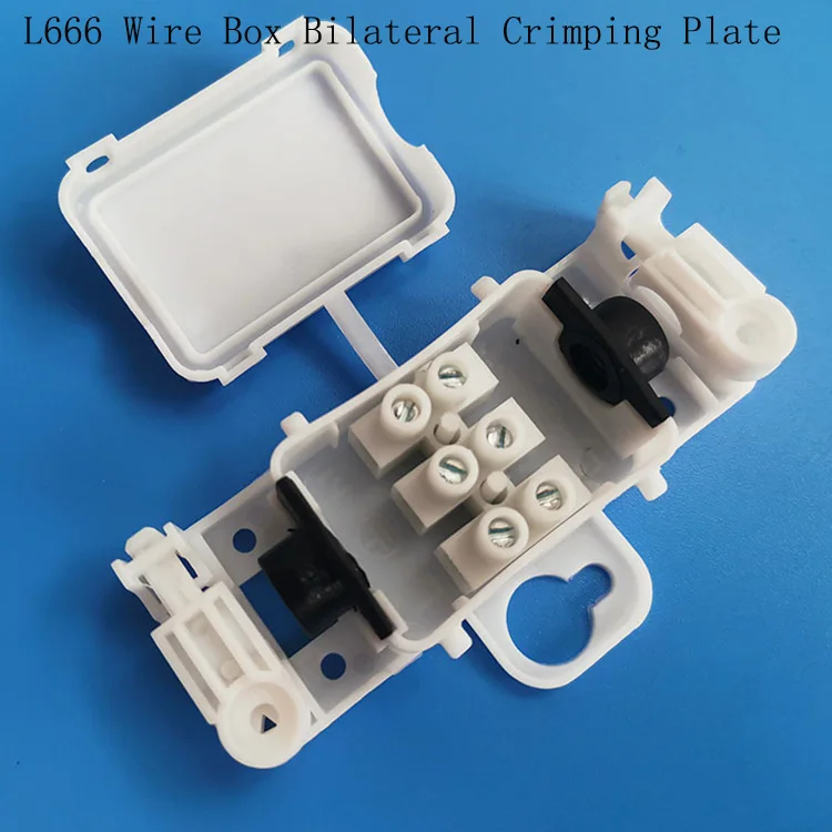 For Lighting Waterproof Junction Box Small Plastic Enclosure IP44 Cable Junction Box Without Screw Self-locking Junction Box