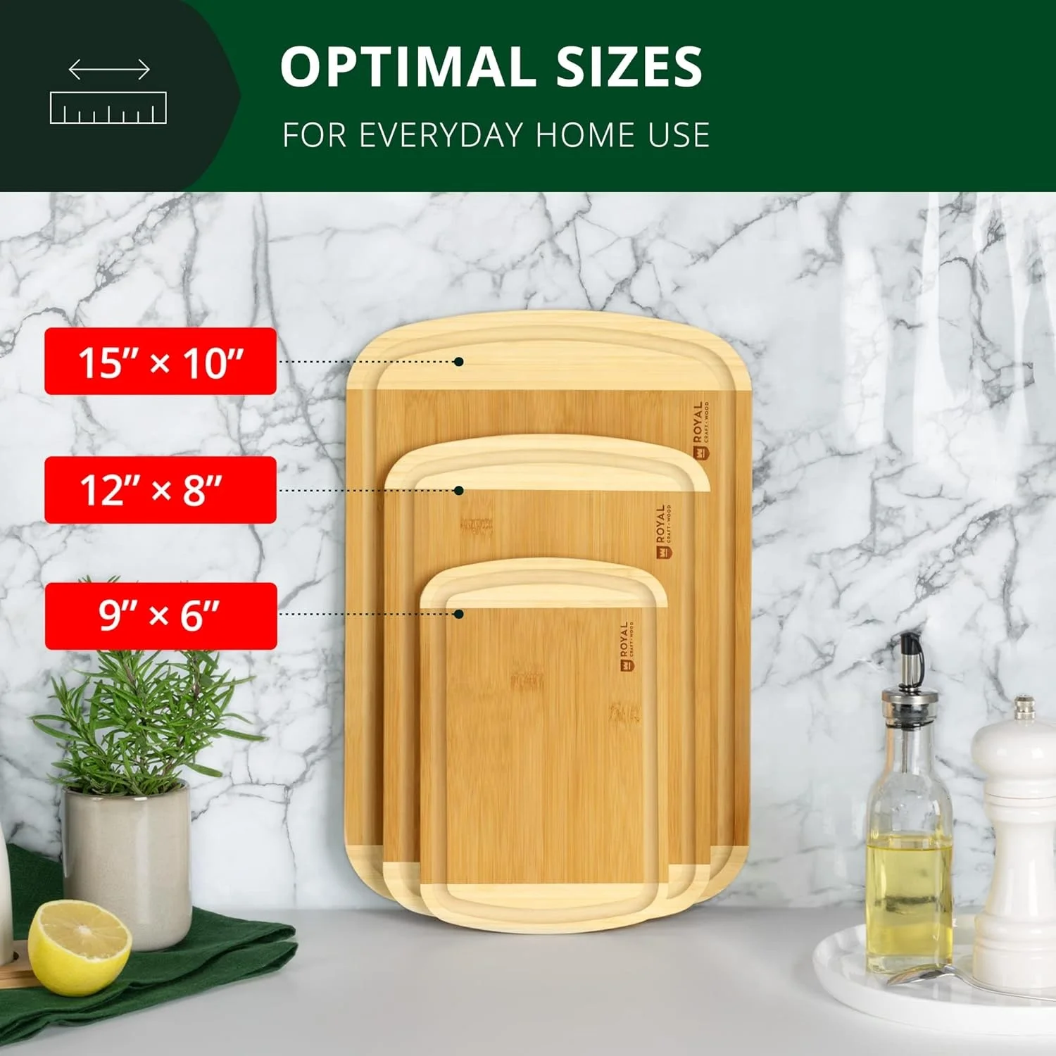 Hot Sell Custom Bamboo Wood Cutting Board Set With Utensil For Kitchen