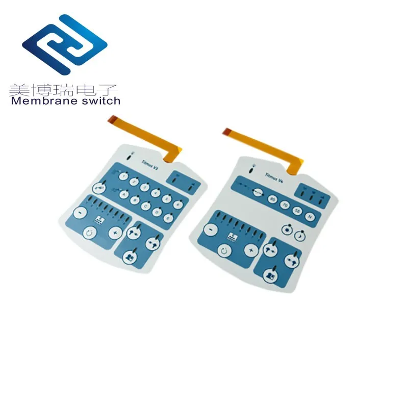 Matrix sealed tactile metal dome membrane switch with led lights manufacturer