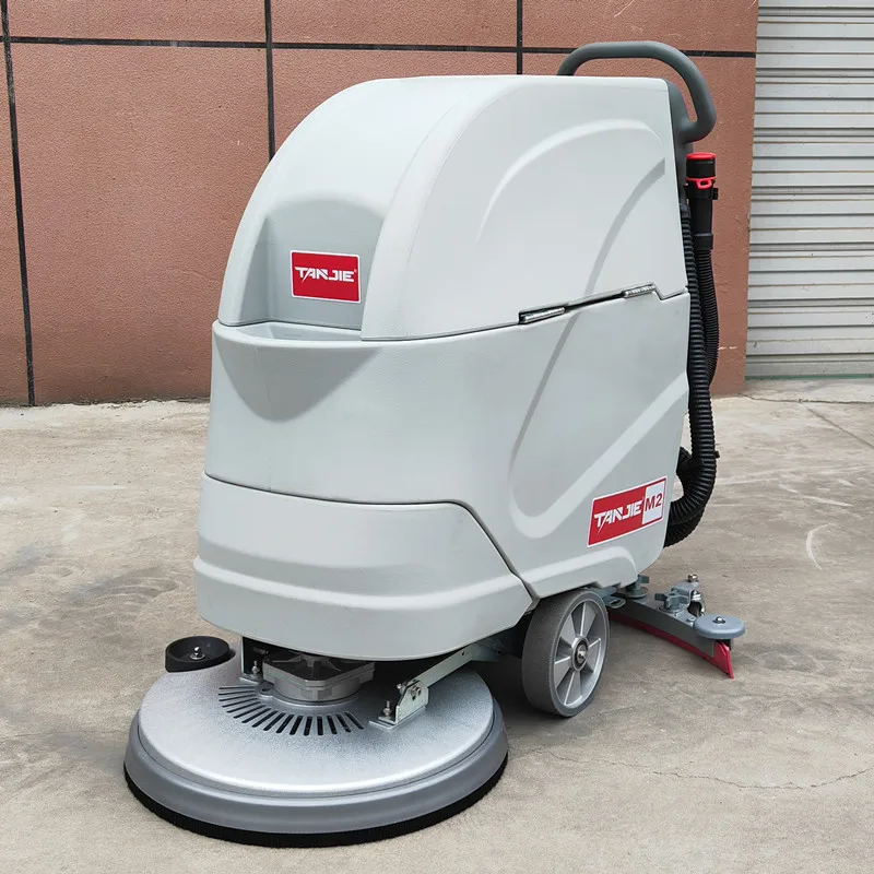 Commercial Floor Cleaner Machine Sweeper Battery Powered Floor Scrubber Dryer 21 inch brush 31 inch Squeegee Width 55 L Tank