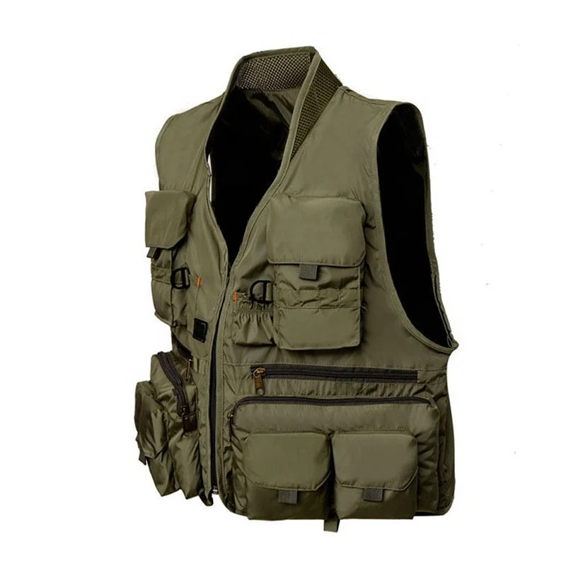 
multi pockets Outdoor Quick Dry hunting hiking vest fly Fishing gilet  (62458953801)