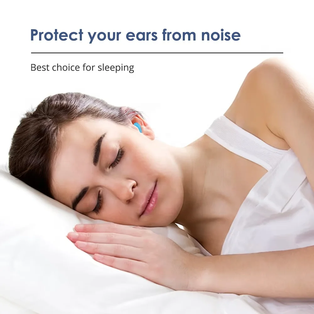 Заводские Мягкие силиконовые противошумные беруши шумоподавляющие для сна