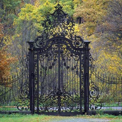 Современный кованый металлический экран садовый забор наружная лазерная резка ограждение изготовление на заказ декоративные садовые заборы размер