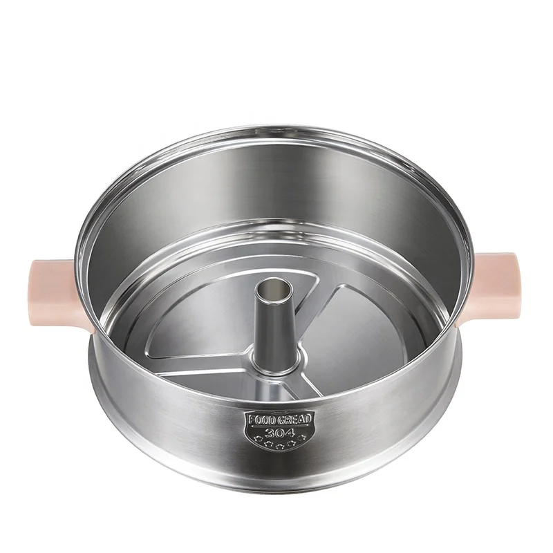 
Factory supply custom wholesale 18cm three layers stainless steel electric food steamer 
