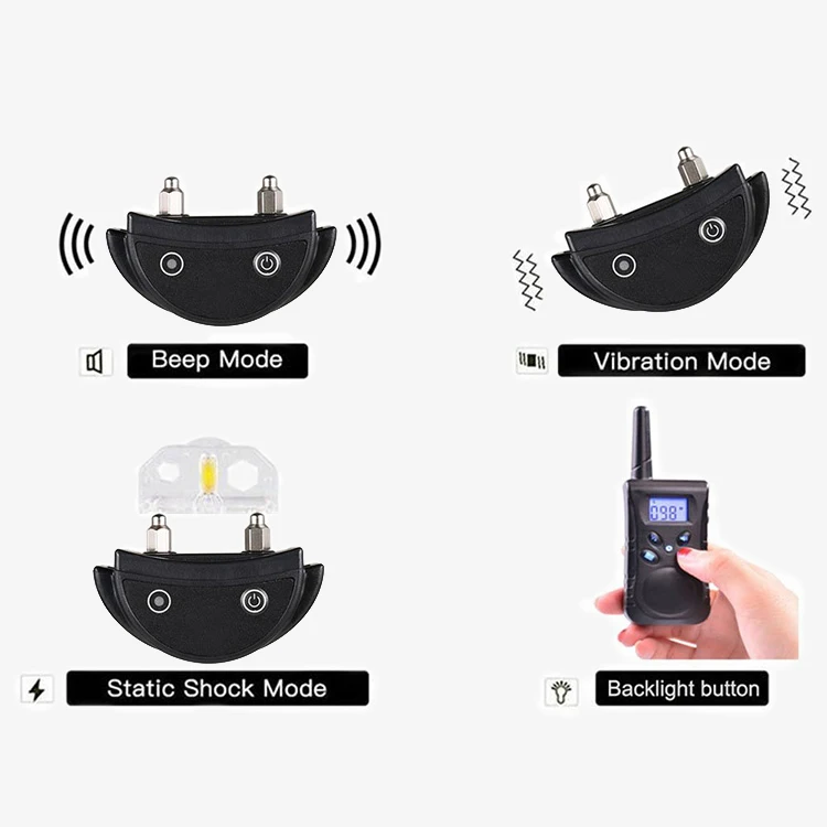 Smart Electric Dog Training Collar Pet Dog Nylon Gps Dog Tracking Collar Pet Tracker Remote Pet Training Collar