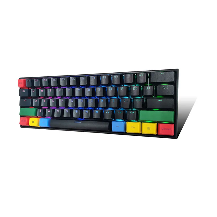 
HOT Selling OEM/ODM USB Type C Port RGB wireless 60% Keyboard GM862 VS RK61 keyboards gaming keyboard mechanical 