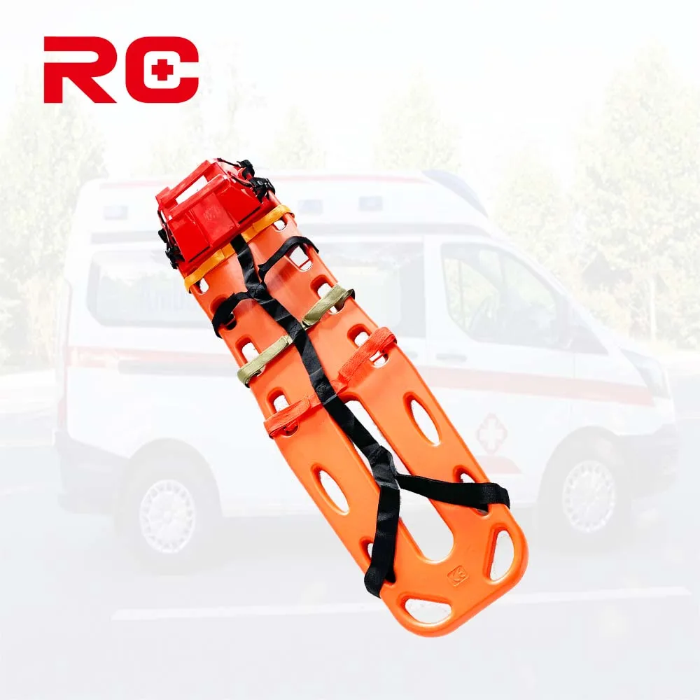 CE Approved Emergency Rescue Spinal Board With Head Immobilization At Factory Price
