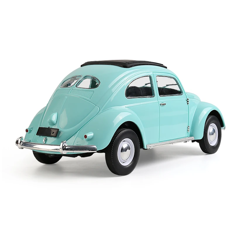 D62MINI Classic Beetle Vintage 10Km/H RC Car 1:16 Scale Model 2.4Ghz Remote Control Toys Children Car Model Enthusiast Gifts