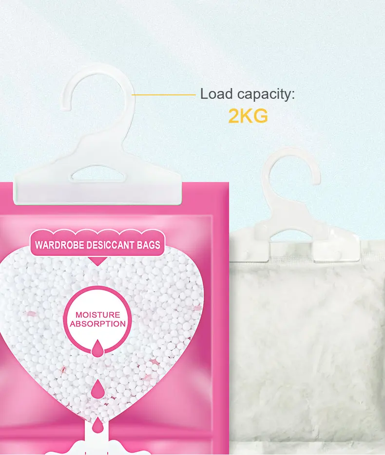 hanging moisture absorber bag