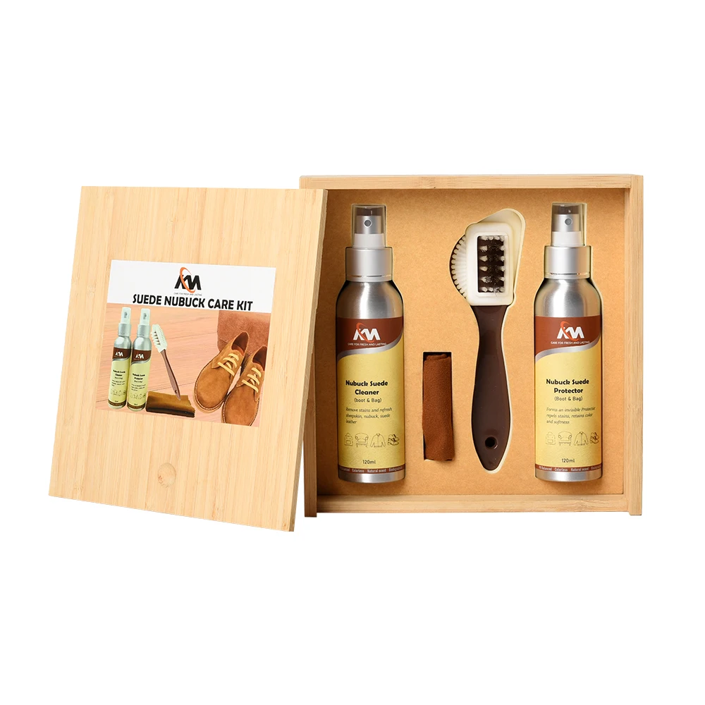Km Custom Spray Daily Care Set Suede Care Kit Sneaker Shoe Canvas Nubuck & Suede Care Kit