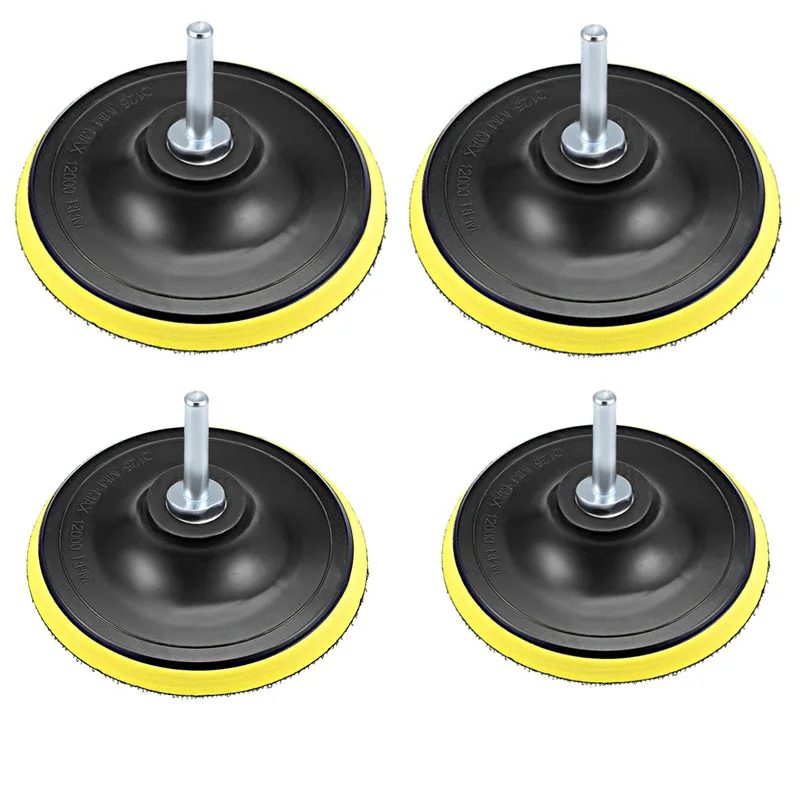 Polishing Backing Plate Abrasive Disc Round Hook And Loop Backing Sanding Pad