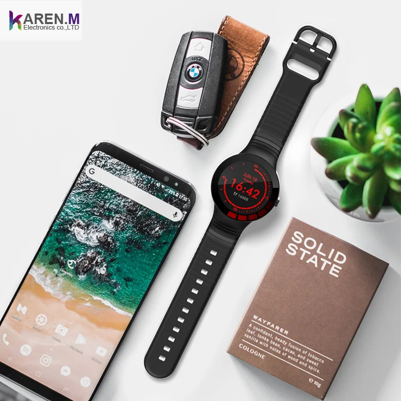 Smartwatch With Blood Pressure And Heart Rate Waterproof Step Counter CE Polish Language Smart Watch