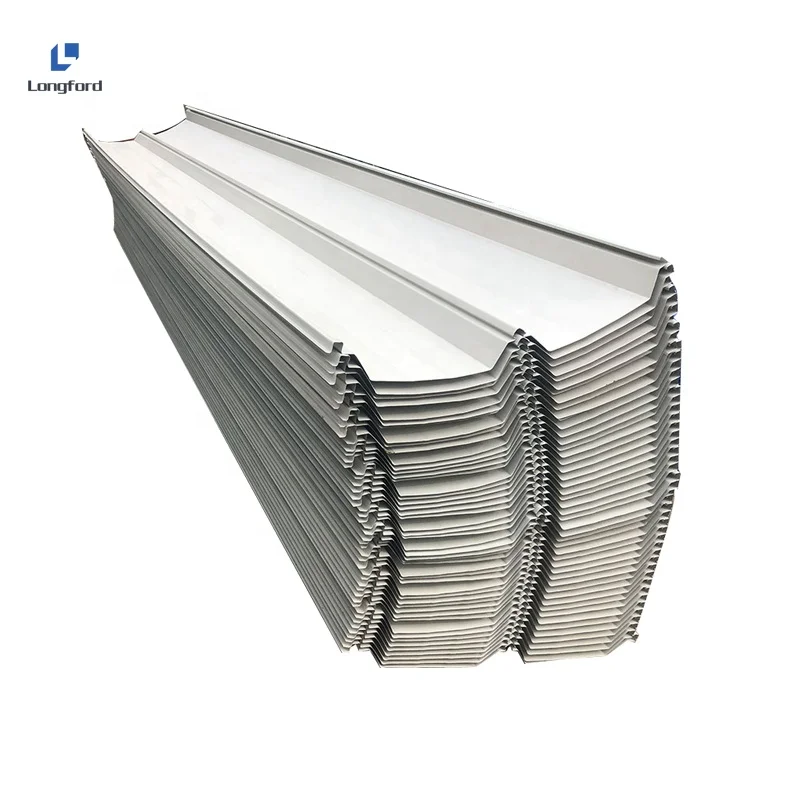 Roofing Sheet Coated Cheap Metal Hot Sale Galvanized Corrugated Tile for Roof White Color 460-980 Type Prepainted 0.30-0.60mm
