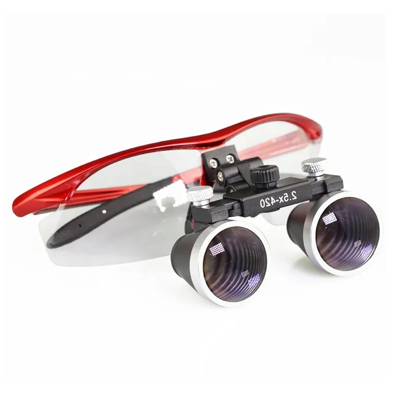 Dental 2.5x420mm Loupes Surgical Binocular Loupe Magnifier