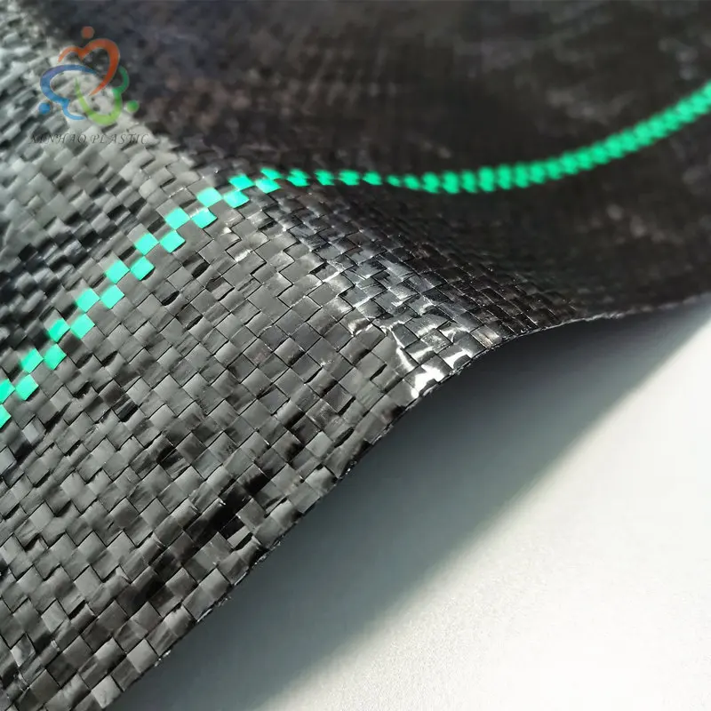 Полипропиленовый барьер для сорняков, пластиковый лист для борьбы с сорняками, тканый садовый коврик, Ландшафтная ткань, напольное покрытие