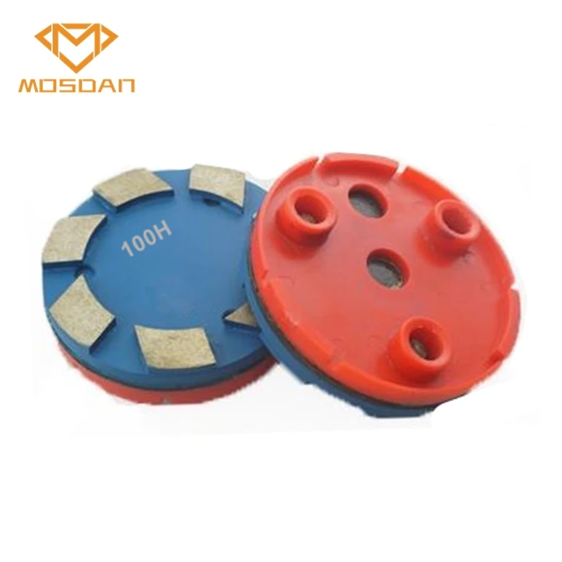 4 Inch Klindex Concrete Diamond Grinding Disc with 7 Segment Tooling