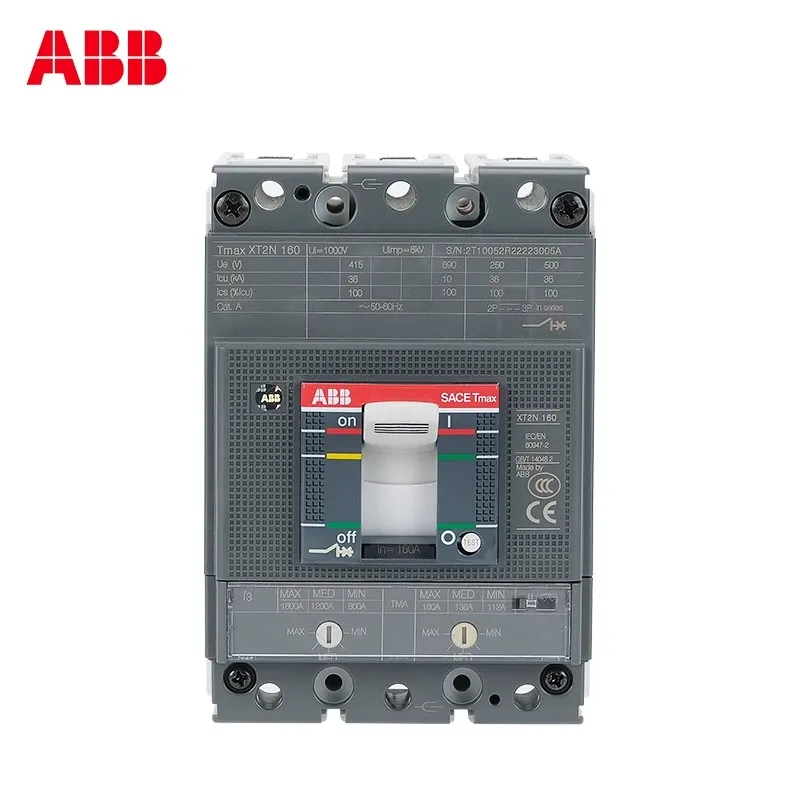 Brand new and original abb circuit breaker MCCB T6N 630 TMA R630 FF 3P 630A abb circuit breaker mccb