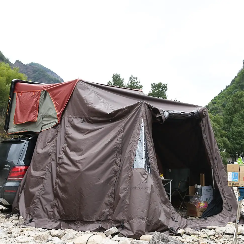Outdoor Industry event inflatable tent caravan trailer travel car shade hard shell roof top tent