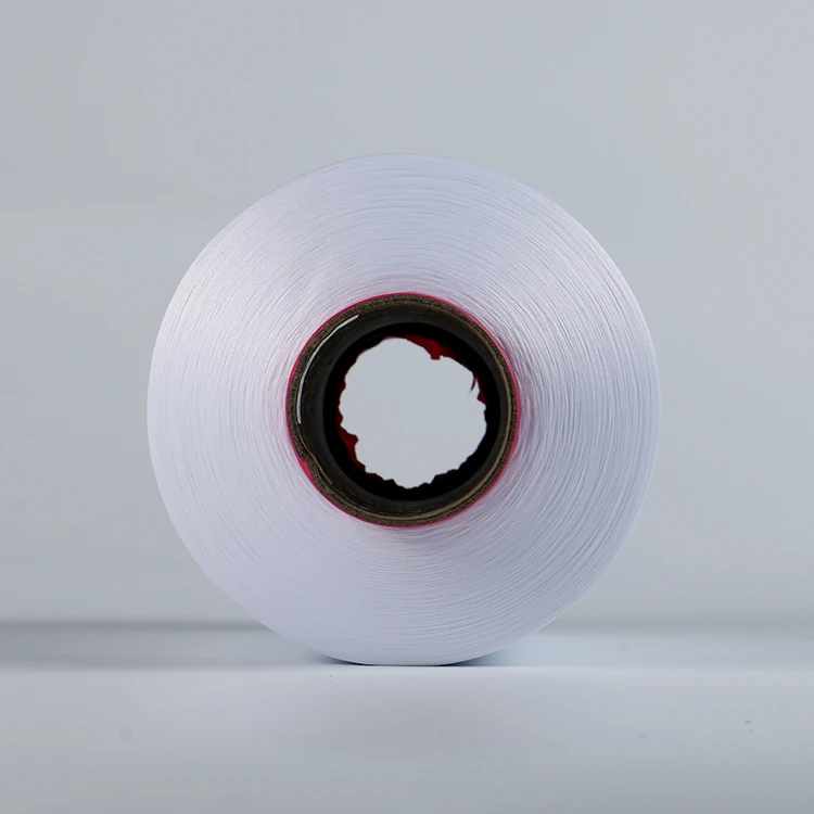 Factory DTY 75D to 100D 36F  Smei Dull Optical White Weft Polyester Yarn 150/48 dty polyester yarn