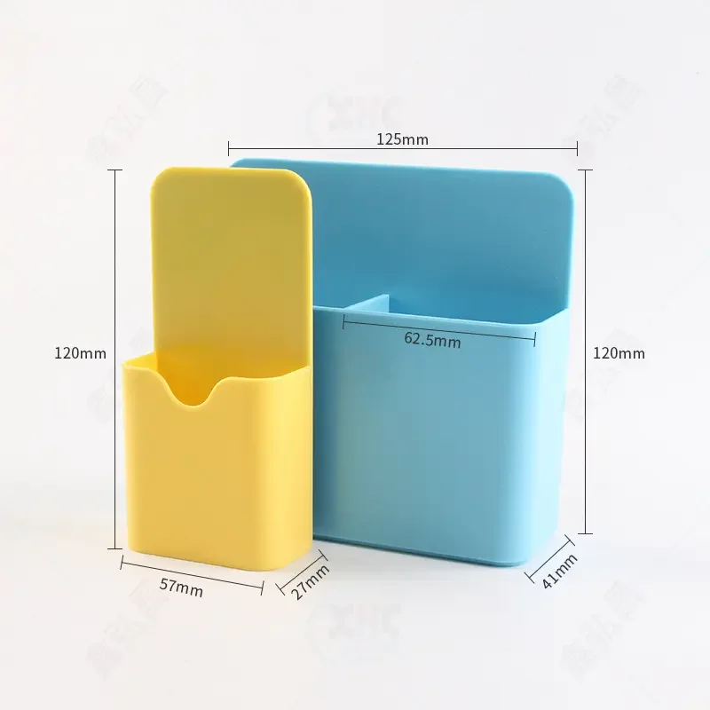 2-Slot Acrylic Magnet Storage Box Strong Suction Magnet Office Stationery Organizer New Arrival Classroom Magnetic Material