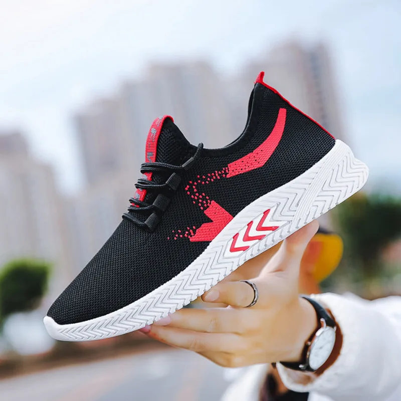 Wholesale Cheap Summer Mesh  Sneakers For Men Breathable Men's Casual Shoes Slip-on Male  Loafers  Walking Shoes