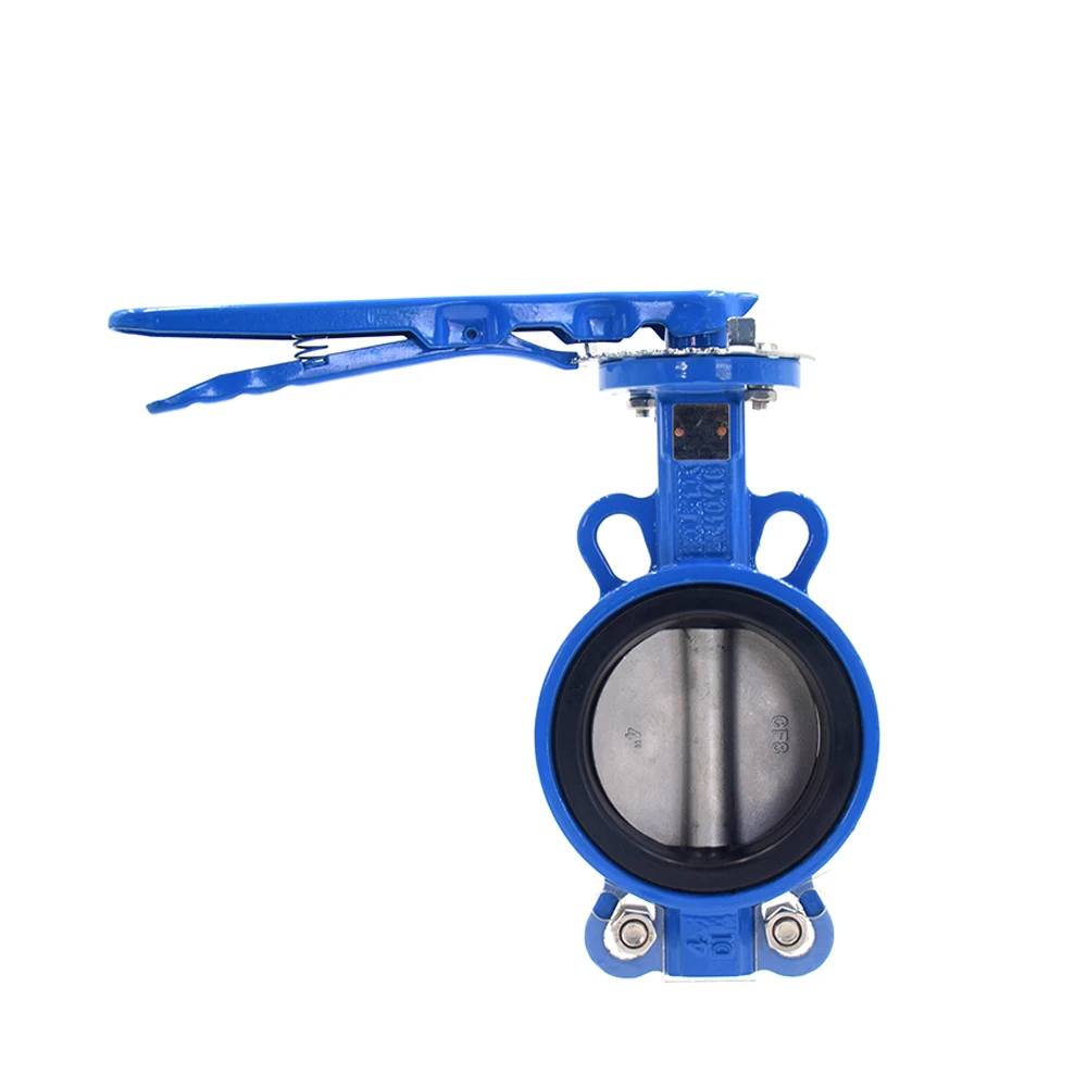 Pneumatic Actuator Wafer Type Butterfly Valve PN16 with Positioner