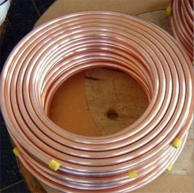 Yinghe Type K L M Air Conditioner Copper Pipe Air Conditioning Pancake Coil Copper Pipe Tube for Ventilation