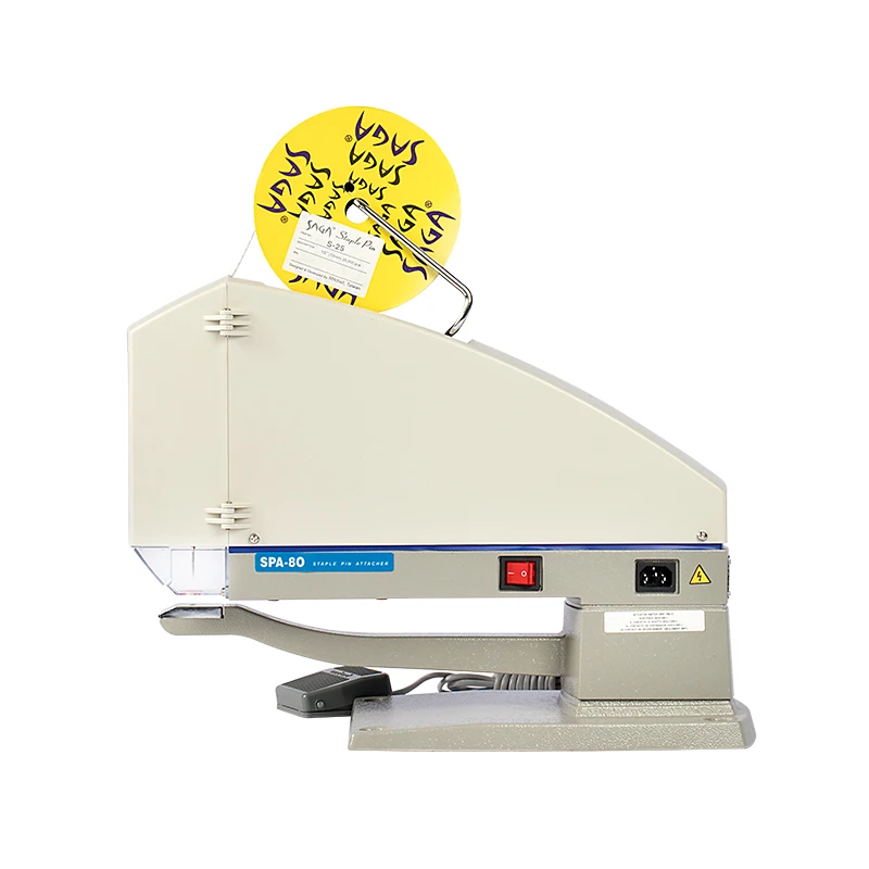 
Plastic Staple Pin Attacher Machine SPA-80 For JEANS Socks Label Tagging Machine 