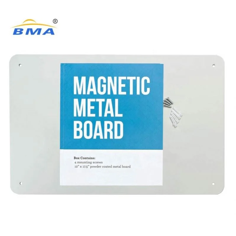 Customized Magnetic Board Magnet Display Bulletin Panel Metal Stainless Steel Decorative Memo Dry Erase for Wall Refrigerator