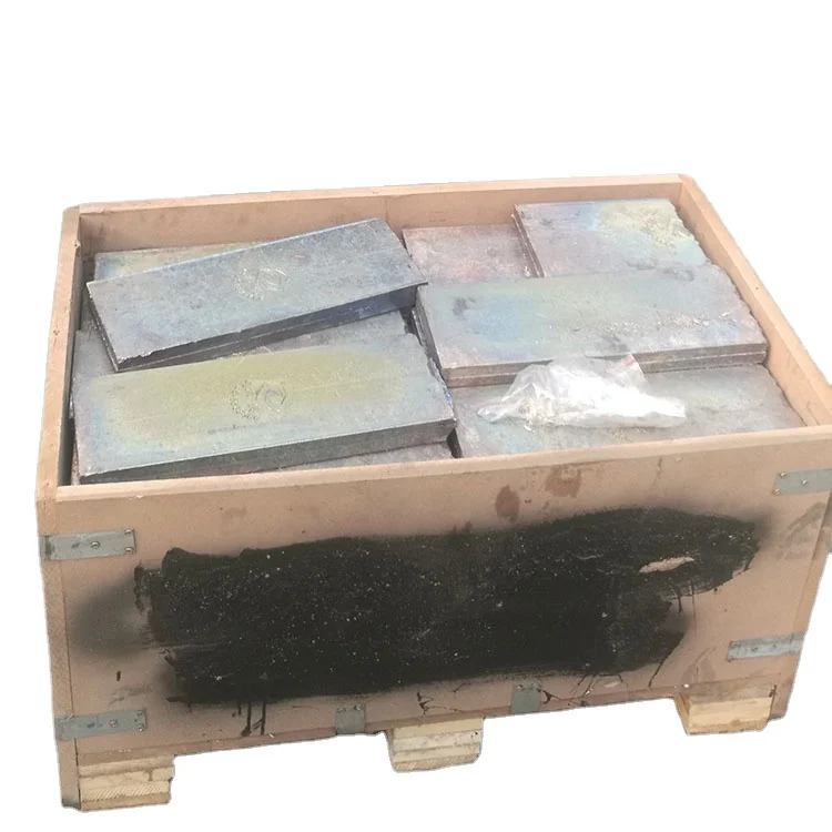 Factory supply bismuth ingot 99.99% price, bismuth metal ingots Bi9999