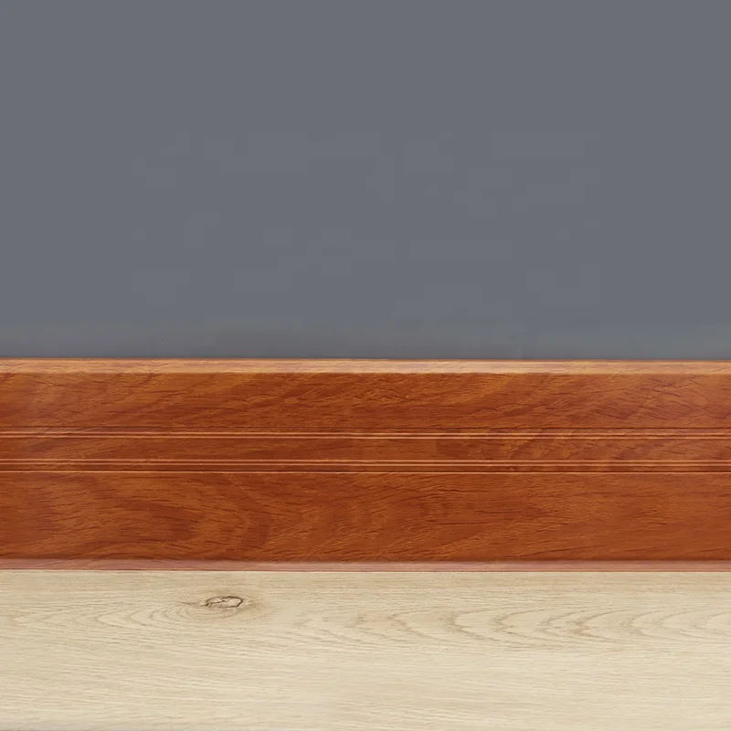 F80-G, Ruitai Plastic Flooring & Accessories Skirt Board PVC Plinth Plastic Baseboard Moulding Profiles