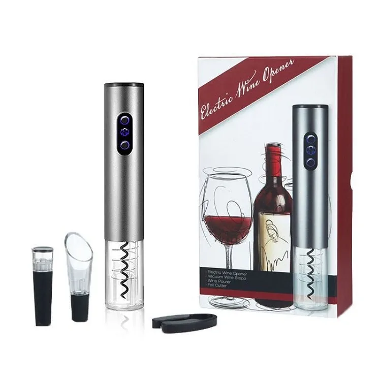 Custom electric wine opener with a series accessories gift set in gift box
