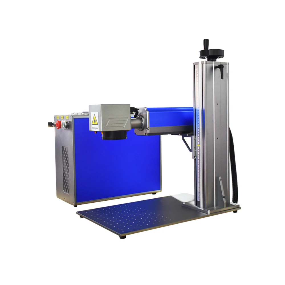 Watch Mobile Phone Pen Cases Optical Fiber Laser Marking Machine For Label