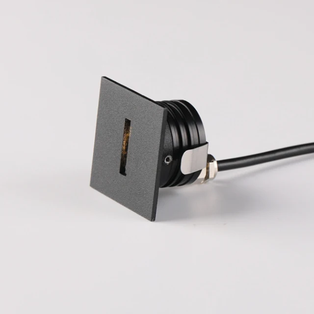 Residential 1w 2w Square Mini Stair Step Led Light Waterproof Dimmable Outdoor Light