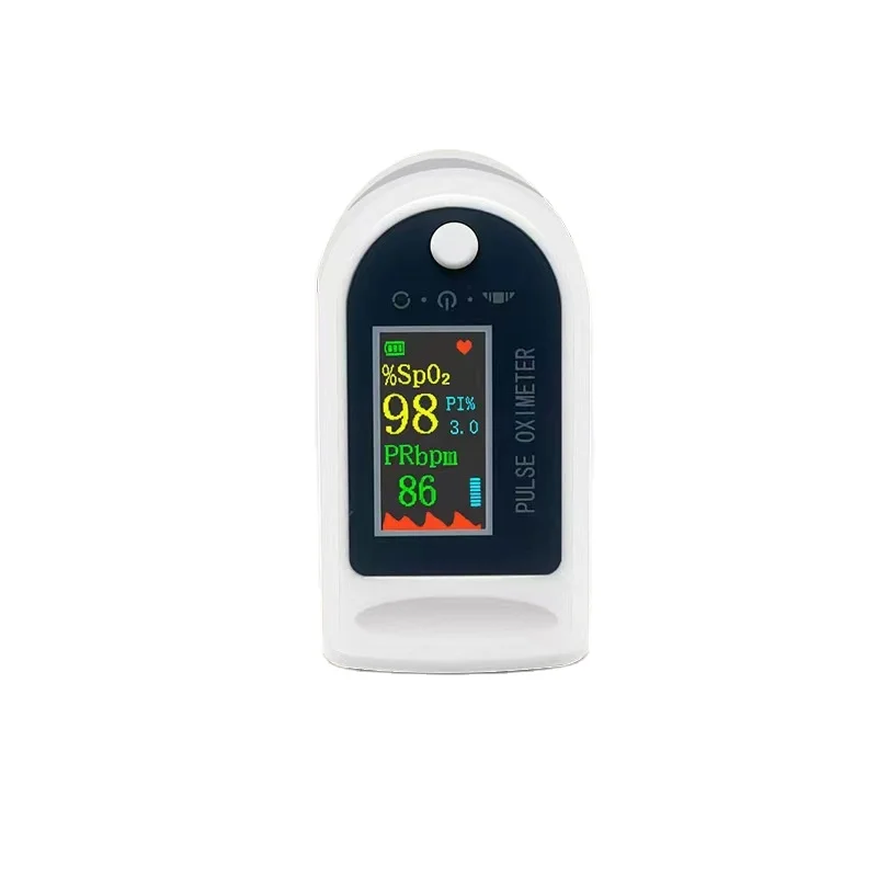 Blood oxygen saturation monitoring device finger pulse oximeter heart rate meter finger clamp pulse instrument