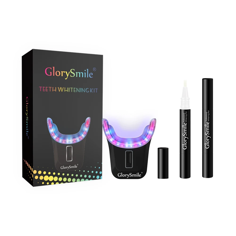 Customized Teeth Whitening Kits Rechargeable Led Light Whitening Kit Home Teeth Whitening Bleaching Kit