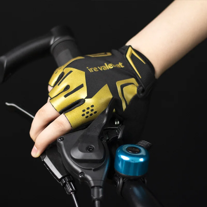 Moutain Road Bike Cycling Bicycle Sports Gloves Half Finger Ant-slip Shockproof Fingerless Gloves