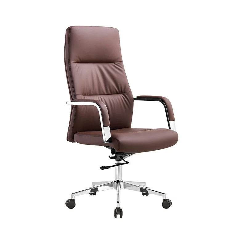 Modern furniture brown office chair modern leather swivel chair with