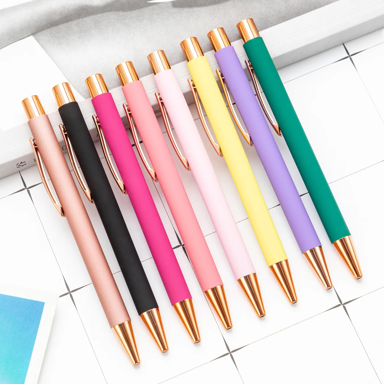 JPS OEM Stylo A Bille Color Stylish Press Ballpoint Pen
