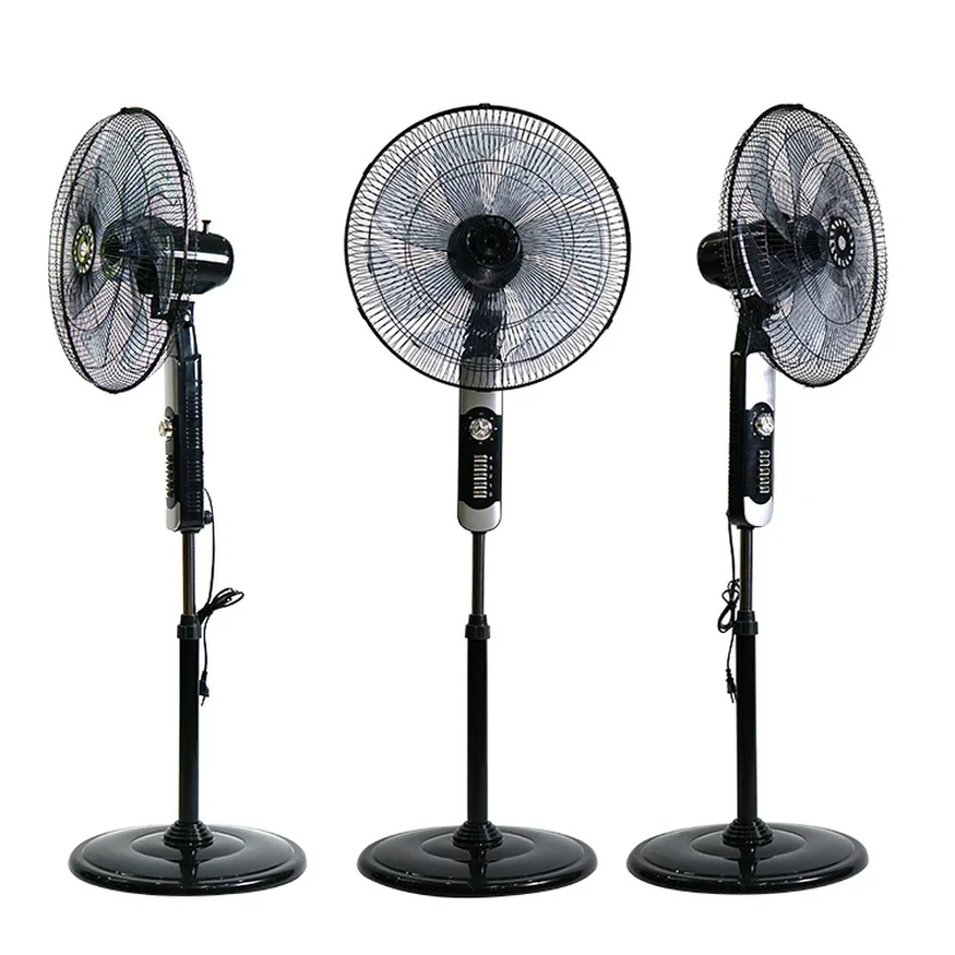 China Manufacturer Electric Stand Fan 12 16 18 Inch 220V Cooper Motor Stand Fan Electric 16 Inch