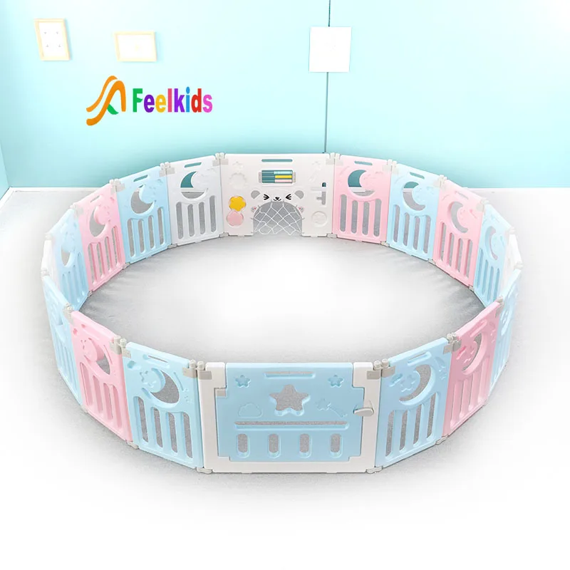 Лидер продаж, детский манеж Feelkids высокого качества с очень большим углом в сборе