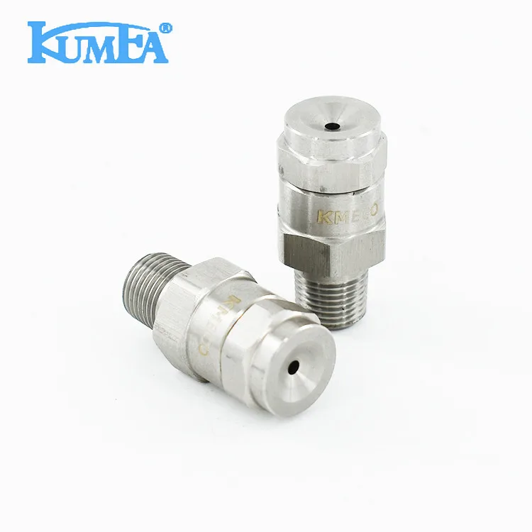 KUMEA For USA brand GG-W 1/8 metal dust control full cone spiral spray nozzle for defoaming
