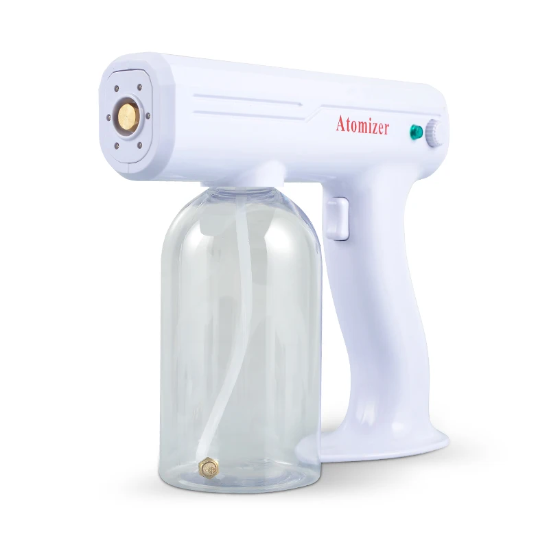 
Handheld rechargeable nano spray atomization mist battery power sprayer atomizing sterilizer atomizer water fog machine gun 