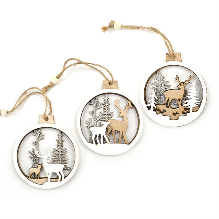 2022 China Factory Price Christmas Tree Wooden Christmas Decoration